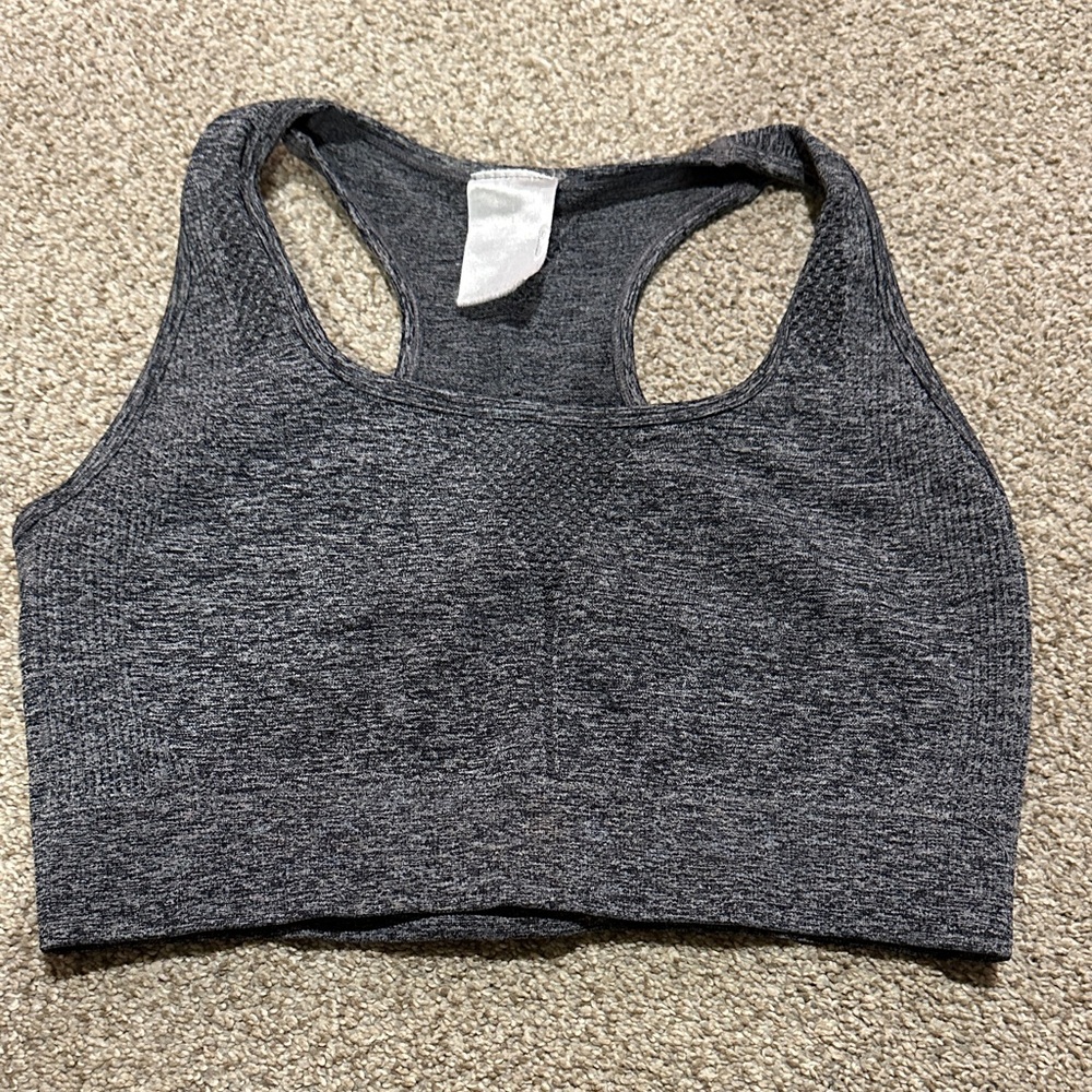 Buff Bunny Gray Women's Sports Bra